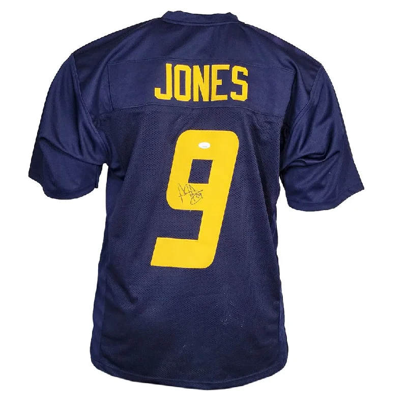 Adam Pacman Jones Signed West Virginia College Blue Football Jersey (JSA)