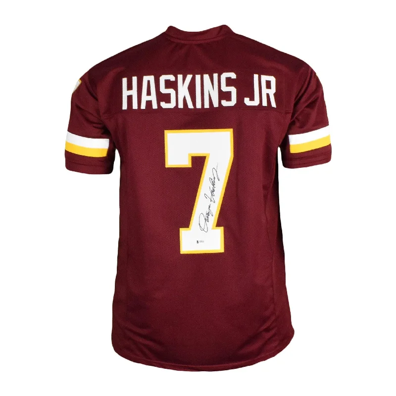 Dwayne Haskins Signed Pro-Edition Maroon Football Jersey (JSA)