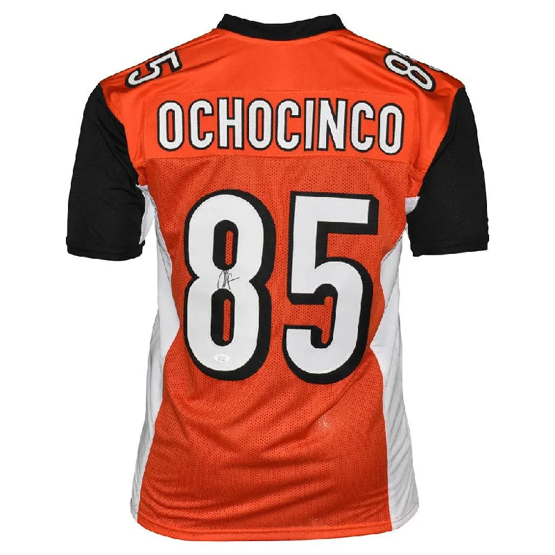 Chad Johnson Signed Cincinnati Orange Ochocinco Football Jersey (Beckett)