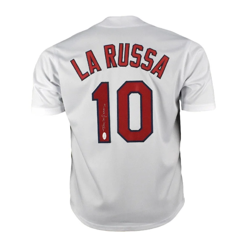 Tony LaRussa Signed St. Louis White Jersey (JSA)