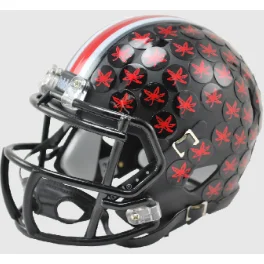 Ohio State Buckeyes NCAA Mini Speed Football Helmet Satin Black - NCAA