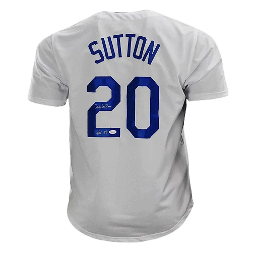 Don Sutton Signed HOF '98 Los Angeles Pro Edition White Baseball Jersey (JSA)