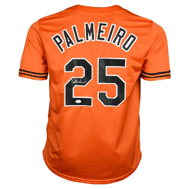 Rafael Palmeiro Signed Baltimore Orange Baseball Jersey (JSA)