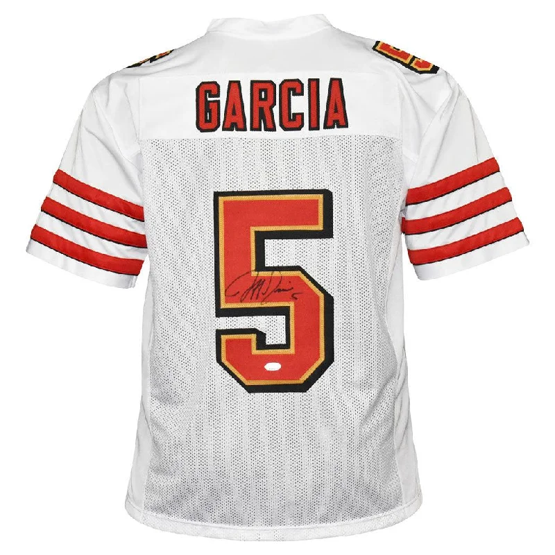 Jeff Garcia Signed San Francisco White Football Jersey (JSA)