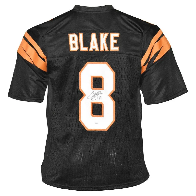 Jeff Blake Signed Cincinnati Black Football Jersey (Beckett)