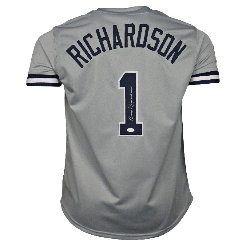 Bobby Richardson Signed New York Gray Baseball Jersey (JSA)