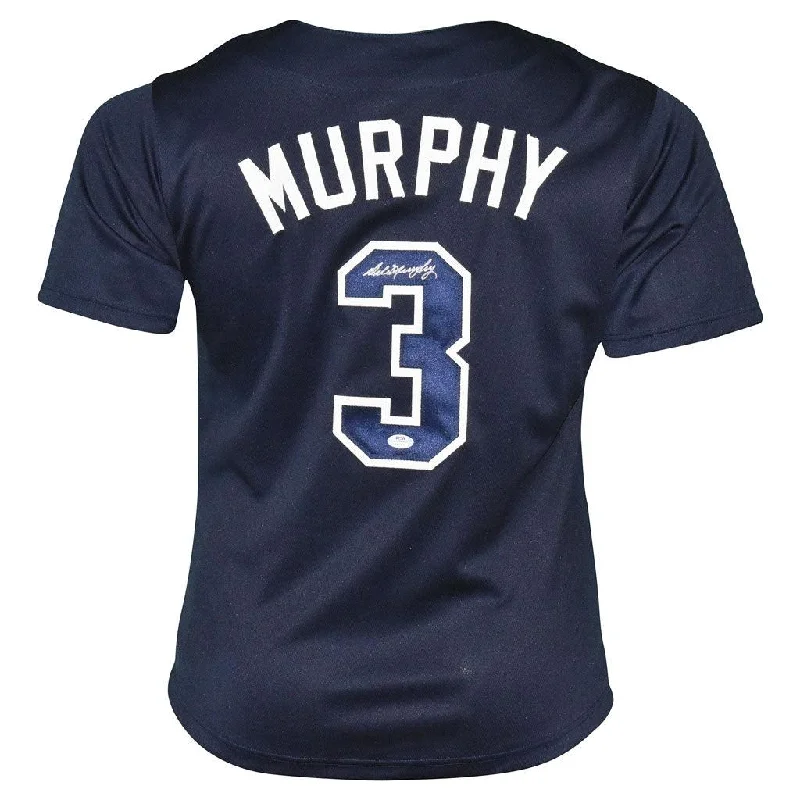 Dale Murphy Signed Atlanta Alternate Blue Baseball Jersey (PSA)