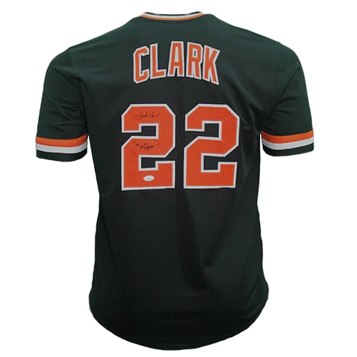 Jack Clark Autographed San Francisco Pro Style Baseball Jersey Black (JSA) "The Ripper" Inscription Included