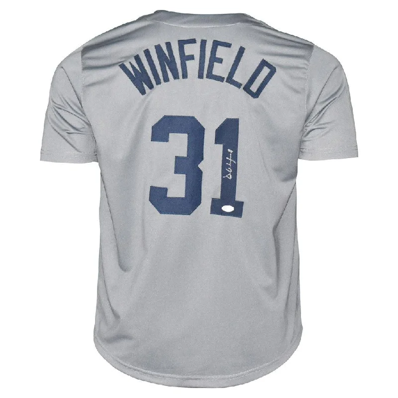 Dave Winfield Signed New York Grey Baseball Jersey (JSA)