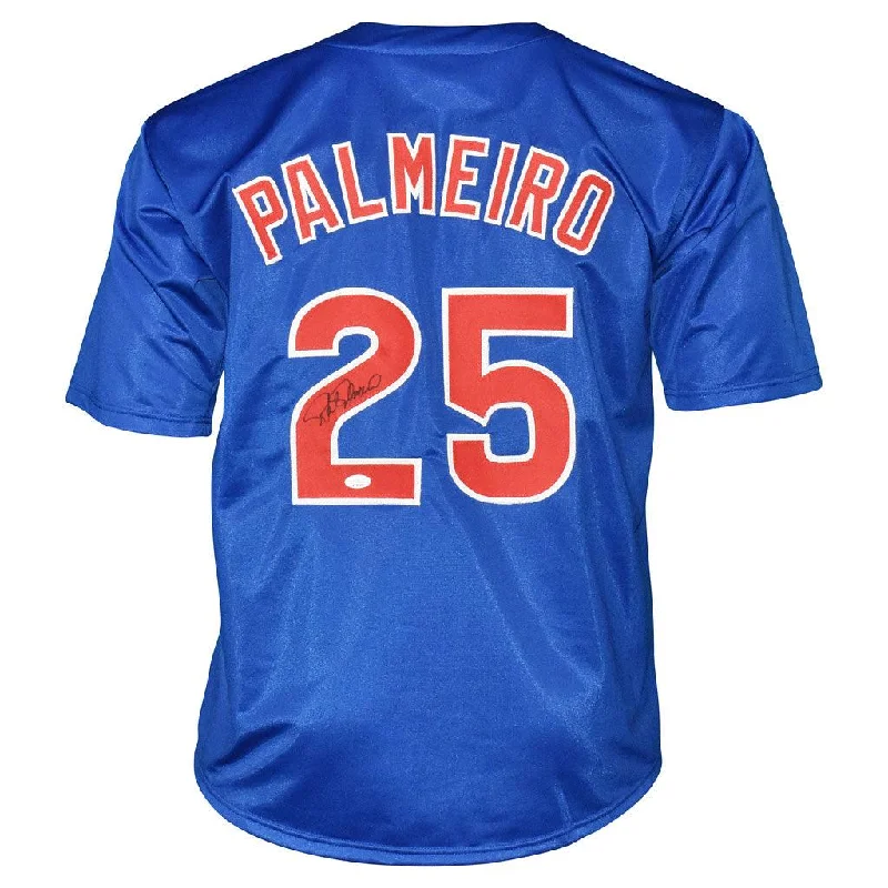 Rafael Palmeiro Signed Chicago Royal Blue Baseball Jersey (JSA)