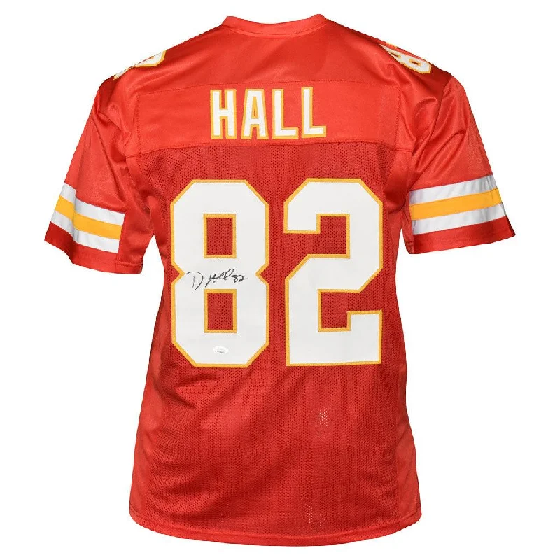 Dante Hall Signed Kansas City Red Football Jersey (JSA)