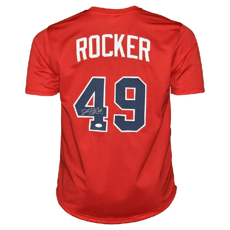 John Rocker Signed Atlanta Red Baseball Jersey (JSA)