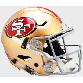 San Francisco 49ers Full Size Authentic SpeedFlex Football Helmet - NFL