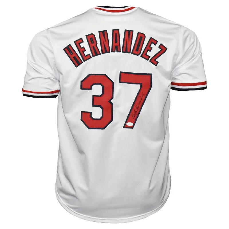 Keith Hernandez Signed St Louis White Baseball Jersey (JSA)