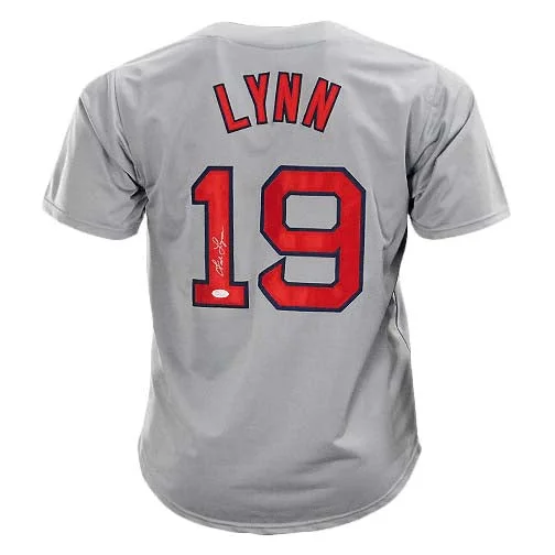 Fred Lynn Signed Boston Pro Edition Grey Baseball Jersey (JSA)