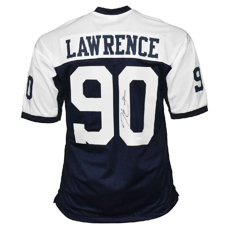 Demarcus Lawrence Signed Dallas Pro Thanksgiving Football Jersey (JSA)