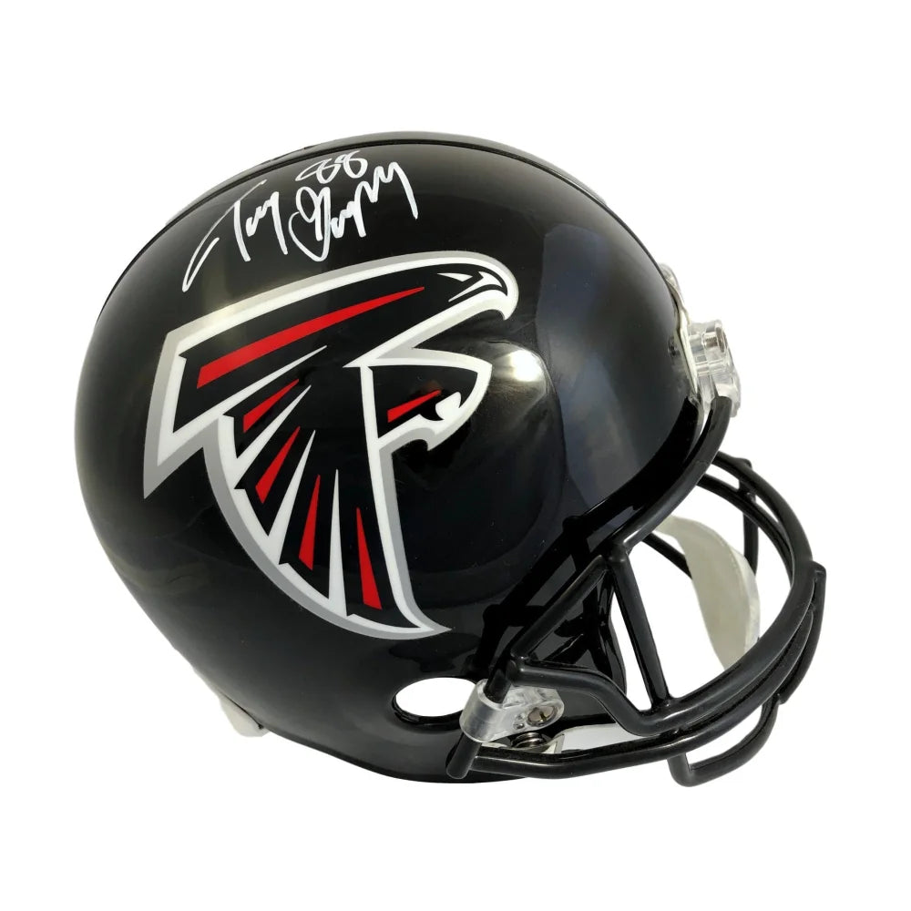 Tony Gonzalez Signed Atlanta Falcons Full Size Helmet JSA COA Autograph